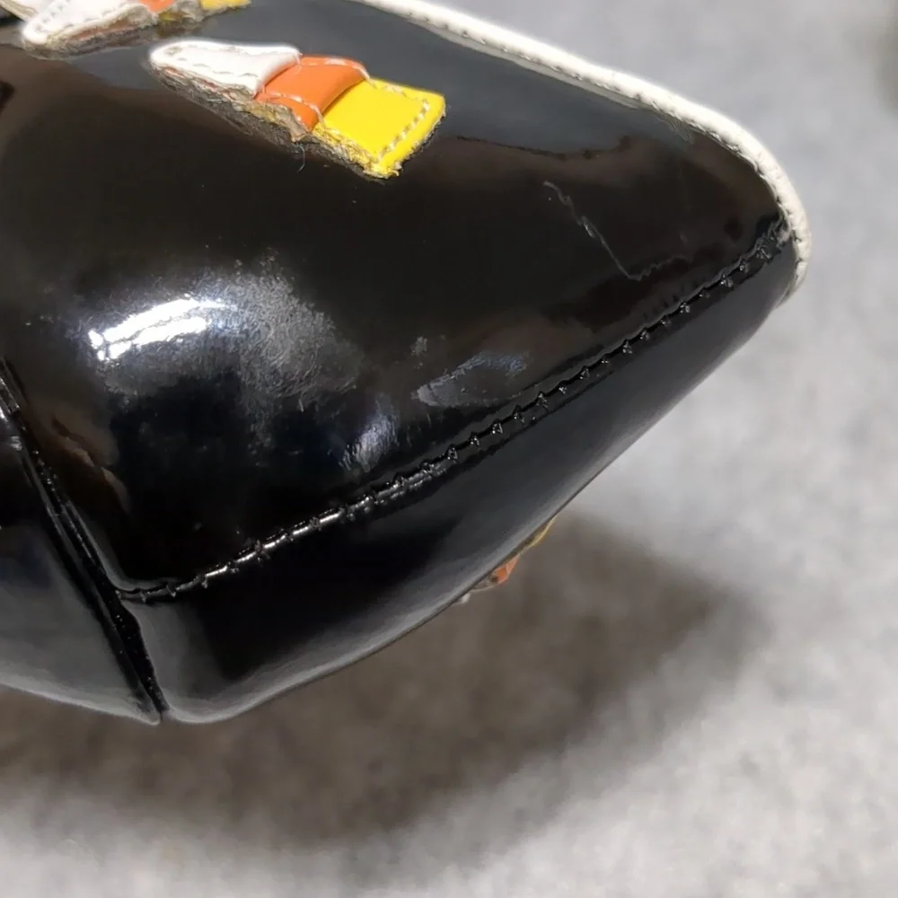 Funtasma Candy Corn Mary Jane Platform Heels womens sz 5 - Picture 5 of 16